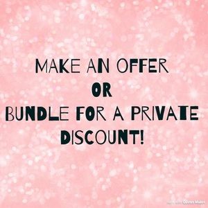 All prices are flexible! Make an offer!